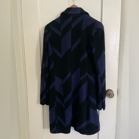 Armani Exchange A|X Midi Length Wool Blend Blazer/Overcoat - Picture 3 of 5